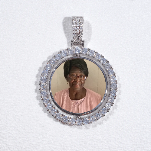 3D Spinning 2-Faced Custom Picture Pendant