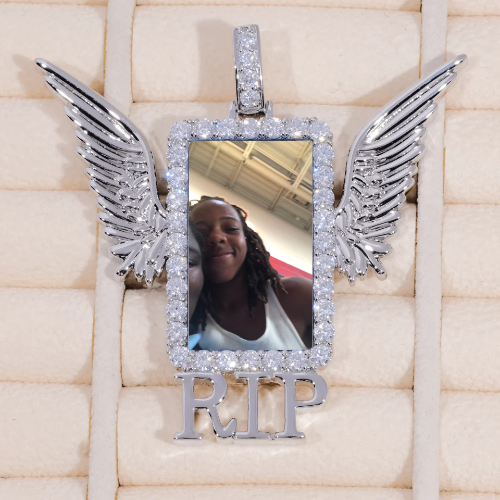RIP WING 3D CUSTOM PICTURE PENDANT
