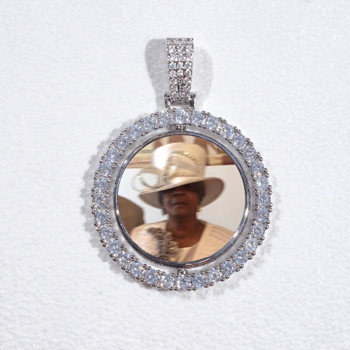 3D Spinning 2-Faced Custom Picture Pendant