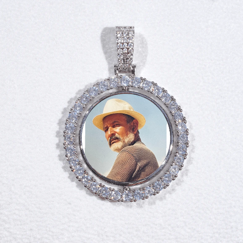 3D Spinning 2-Faced Custom Picture Pendant
