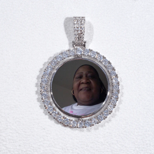 3D Spinning 2-Faced Custom Picture Pendant