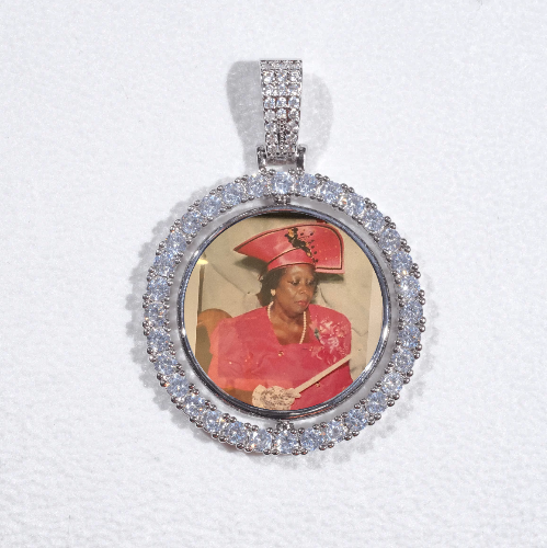 3D Spinning 2-Faced Custom Picture Pendant