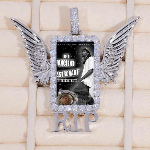 RIP WING 3D CUSTOM PICTURE PENDANT
