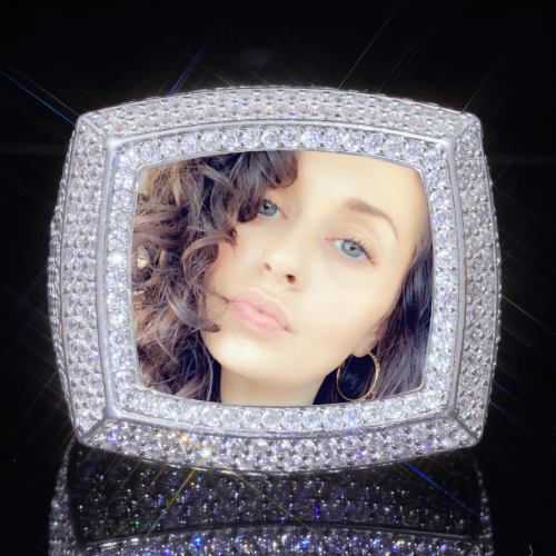 3D CUSTOM PICTURE ICED RING
