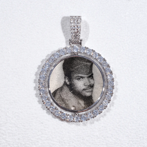 3D Spinning 2-Faced Custom Picture Pendant