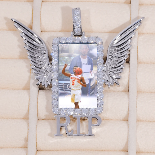 RIP WING 3D CUSTOM PICTURE PENDANT