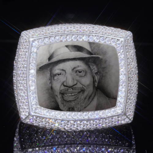3D CUSTOM PICTURE ICED RING
