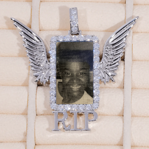 RIP WING 3D CUSTOM PICTURE PENDANT