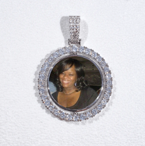 3D Spinning 2-Faced Custom Picture Pendant