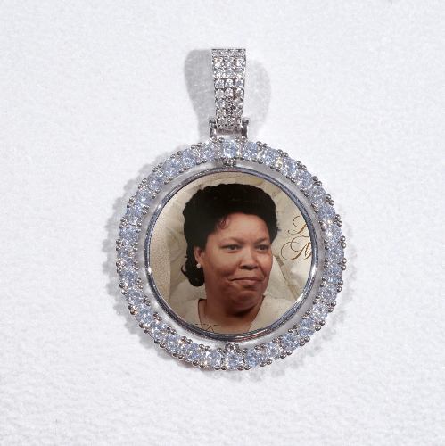 3D Spinning 2-Faced Custom Picture Pendant