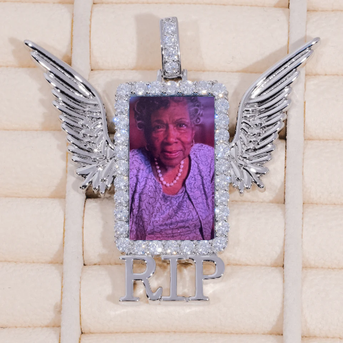 RIP WING 3D CUSTOM PICTURE PENDANT