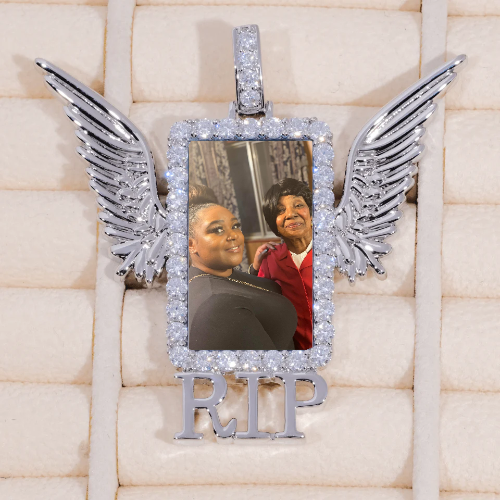 RIP WING 3D CUSTOM PICTURE PENDANT