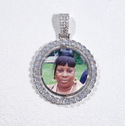 3D Spinning 2-Faced Custom Picture Pendant