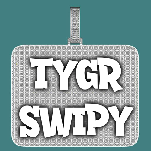 CUSTOM LETTER NECKLACE 3D BIG SQUARE