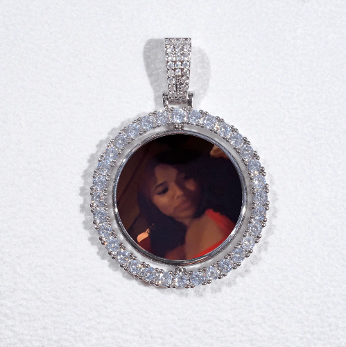 3D Spinning 2-Faced Custom Picture Pendant