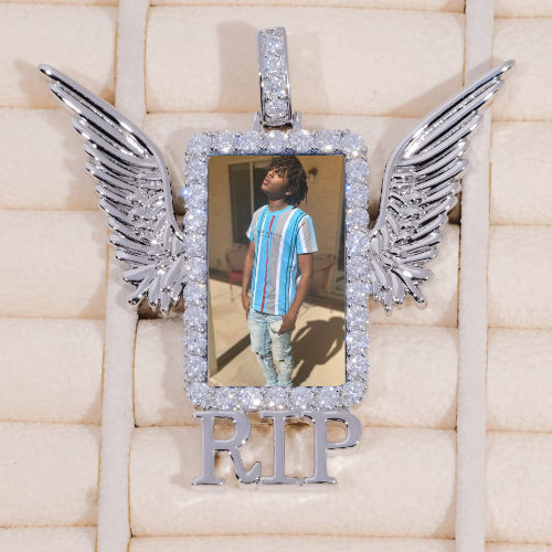 RIP WING 3D CUSTOM PICTURE PENDANT