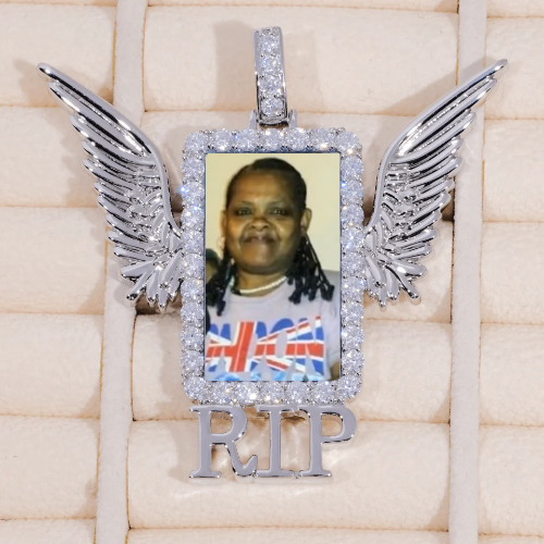 RIP WING 3D CUSTOM PICTURE PENDANT