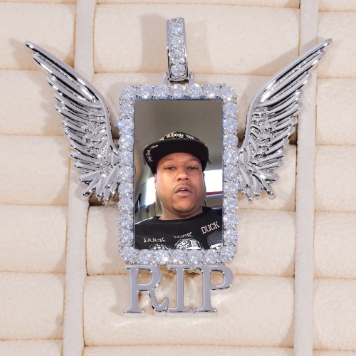 RIP WING 3D CUSTOM PICTURE PENDANT