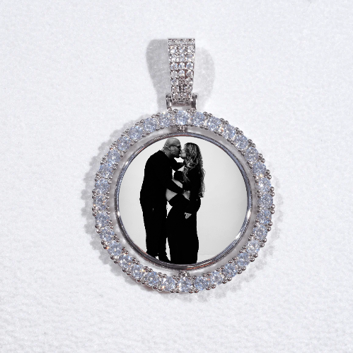 3D Spinning 2-Faced Custom Picture Pendant