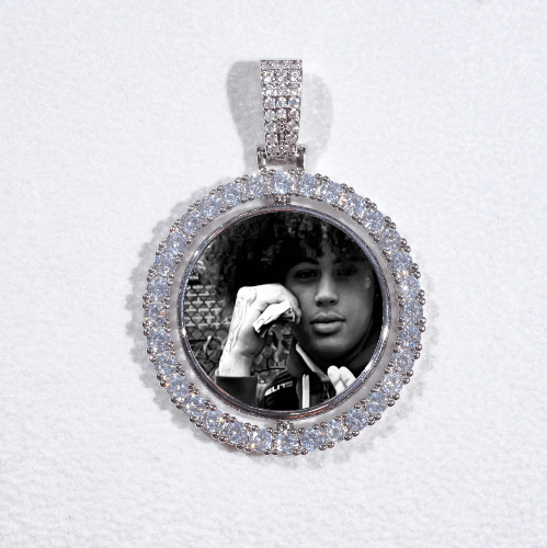 3D Spinning 2-Faced Custom Picture Pendant