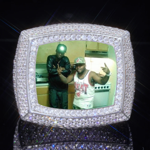 3D CUSTOM PICTURE ICED RING