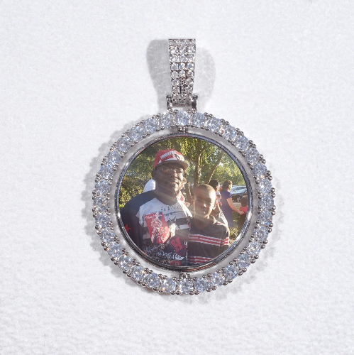 3D Spinning 2-Faced Custom Picture Pendant