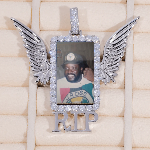 RIP WING 3D CUSTOM PICTURE PENDANT