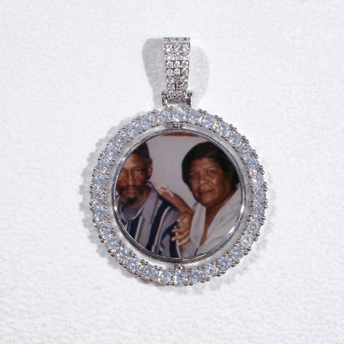 3D Spinning 2-Faced Custom Picture Pendant