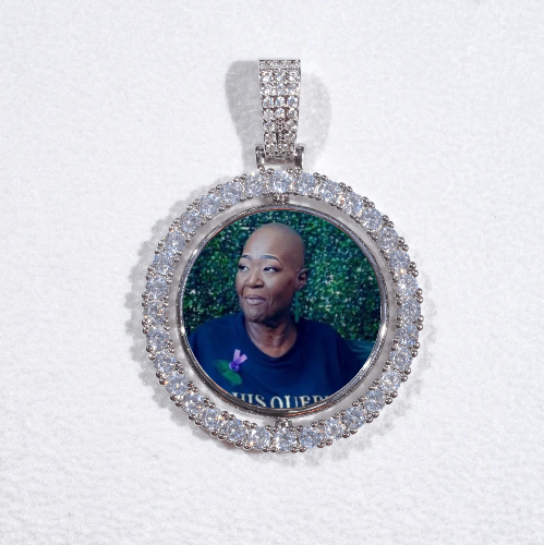 3D Spinning 2-Faced Custom Picture Pendant