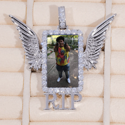RIP WING 3D CUSTOM PICTURE PENDANT