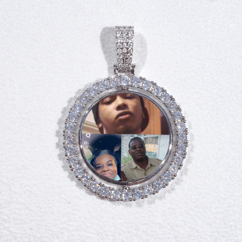 3D Spinning 2-Faced Custom Picture Pendant