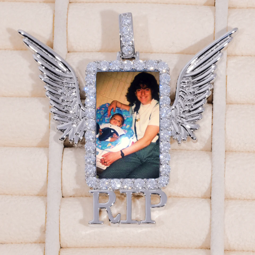 RIP WING 3D CUSTOM PICTURE PENDANT