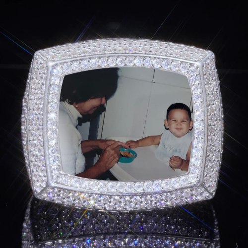 3D CUSTOM PICTURE ICED RING