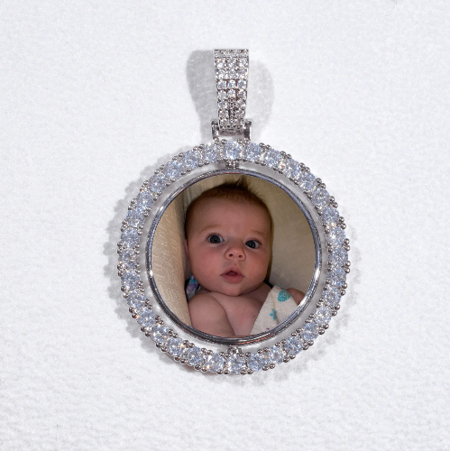 3D Spinning 2-Faced Custom Picture Pendant