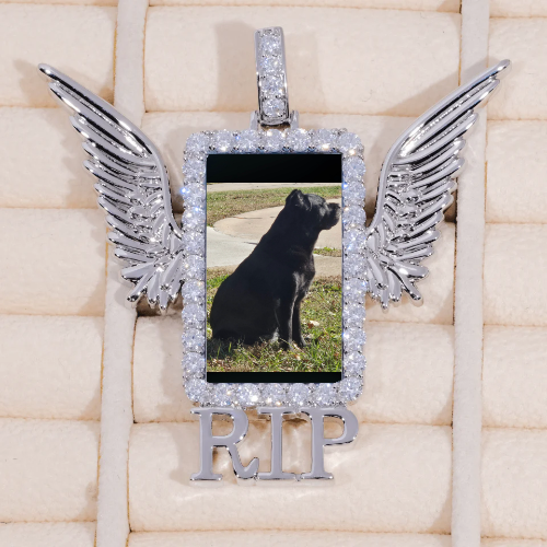RIP WING 3D CUSTOM PICTURE PENDANT