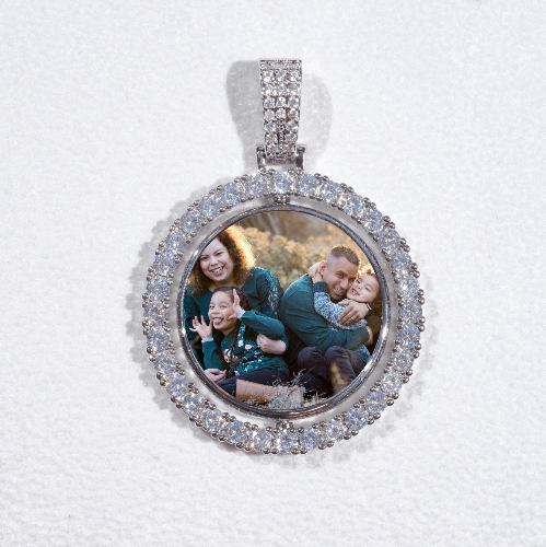 3D Spinning 2-Faced Custom Picture Pendant