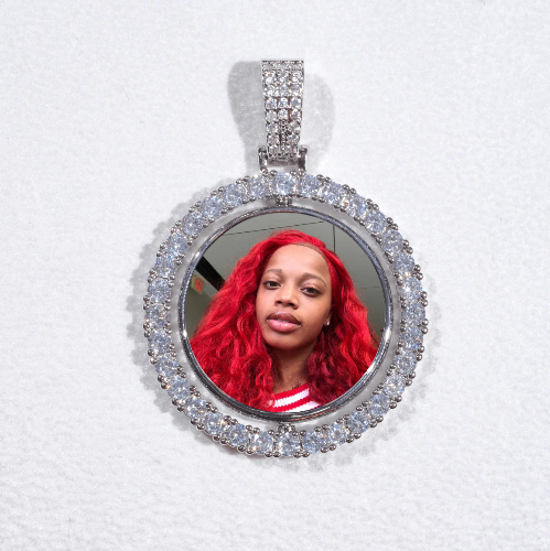 3D Spinning 2-Faced Custom Picture Pendant