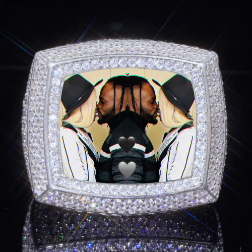 3D CUSTOM PICTURE ICED RING