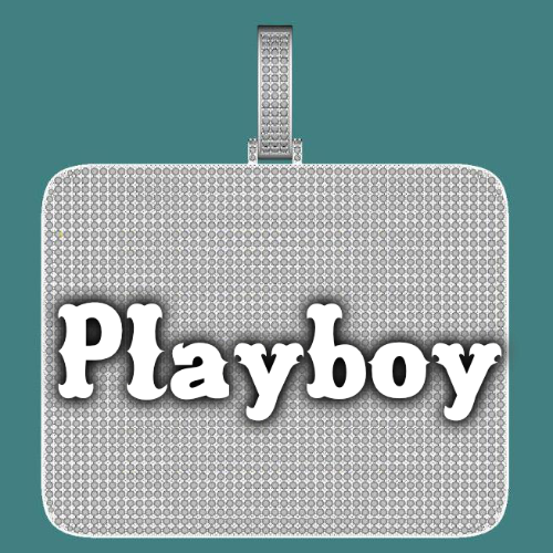 CUSTOM LETTER NECKLACE 3D BIG SQUARE