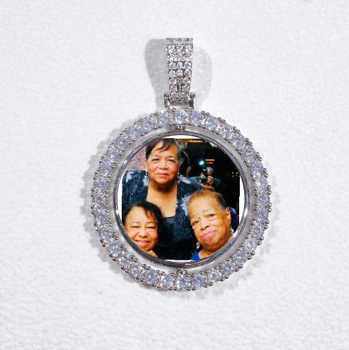 3D Spinning 2-Faced Custom Picture Pendant