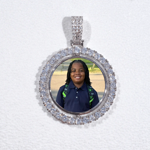 3D Spinning 2-Faced Custom Picture Pendant