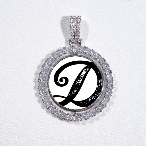 3D Spinning 2-Faced Custom Picture Pendant