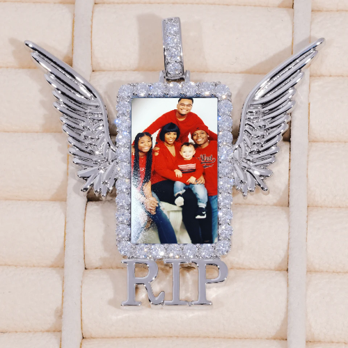 RIP WING 3D CUSTOM PICTURE PENDANT