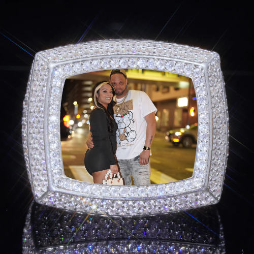 3D CUSTOM PICTURE ICED RING