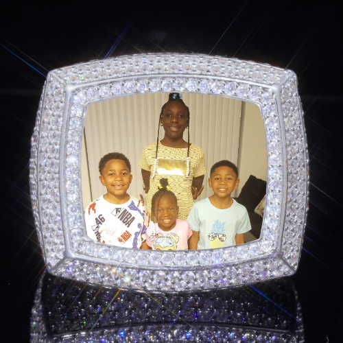 3D CUSTOM PICTURE ICED RING