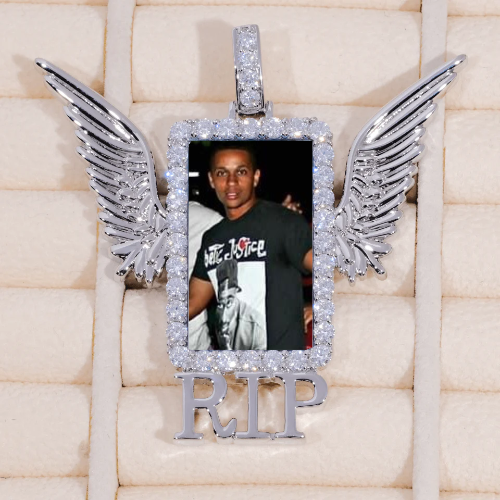RIP WING 3D CUSTOM PICTURE PENDANT