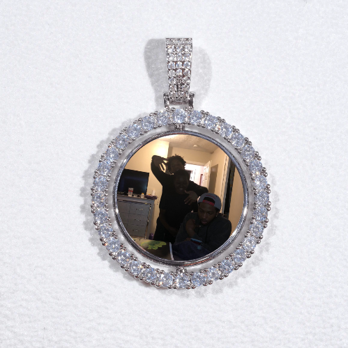 3D Spinning 2-Faced Custom Picture Pendant