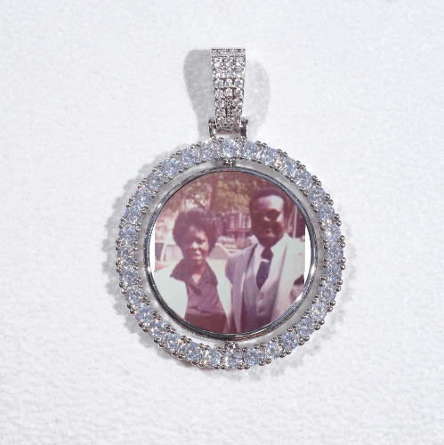 3D Spinning 2-Faced Custom Picture Pendant