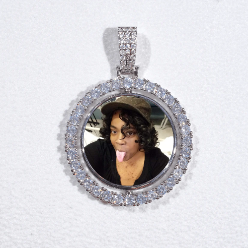 3D Spinning 2-Faced Custom Picture Pendant