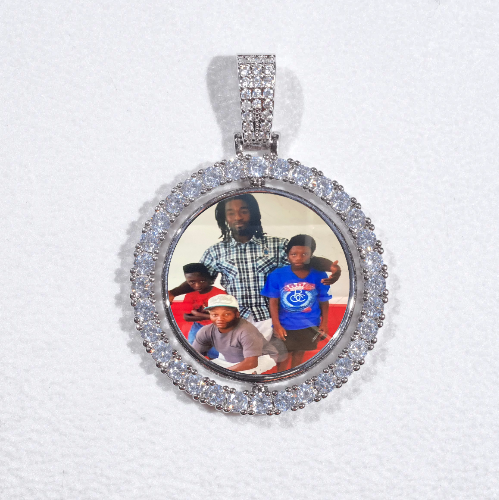 3D Spinning 2-Faced Custom Picture Pendant